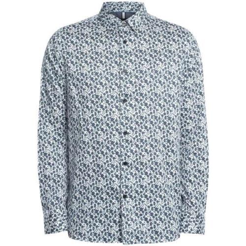 Overhemd Lange Mouw Ted Baker Klein bloemen slim-fit overhemd