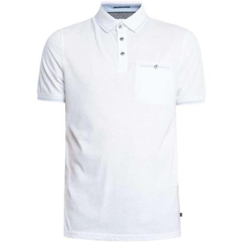 Polo Shirt Korte Mouw Ted Baker Poloshirt met vogeloogstreepkraag