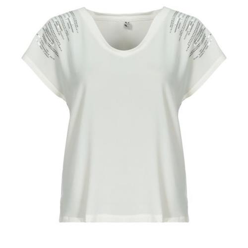 T-shirt Korte Mouw Only ONLLOUISA CAPSLEEVE MIX TOP BOX JRS