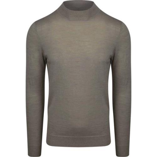 Sweater Profuomo Turtleneck Trui Merino Groen