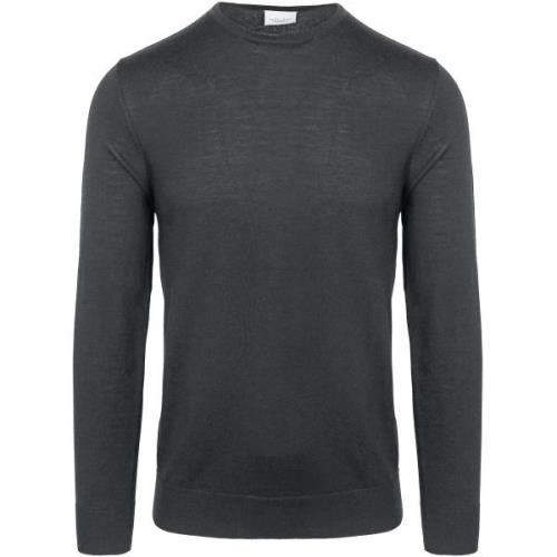 Sweater Profuomo Pullover Merinowol Antraciet