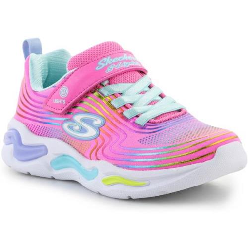 Sandalen Skechers S-Lights Wavy Beams 302338L-PKMT Pink/Multi