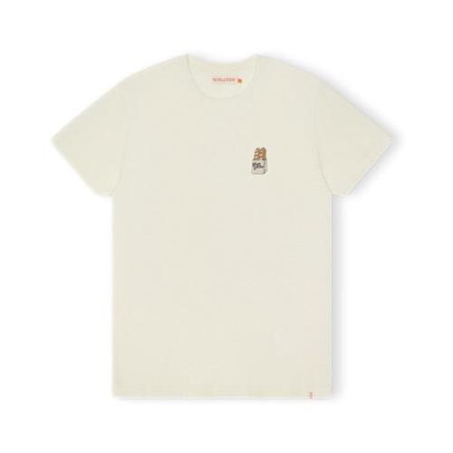 T-shirt Rvlt Revolution T-Shirt Regular 1369 FLU - Off White