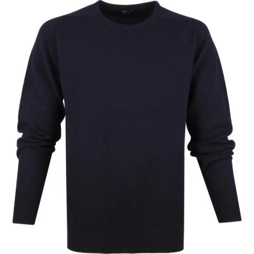 Sweater William Lockie Lamswol Navy