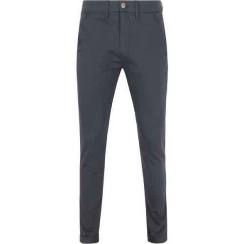 Broek Cast Iron Riser Chino Ombre Blauw