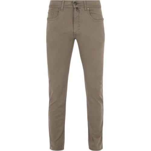 Broek Pierre Cardin Broek Lyon Tapered Taupe