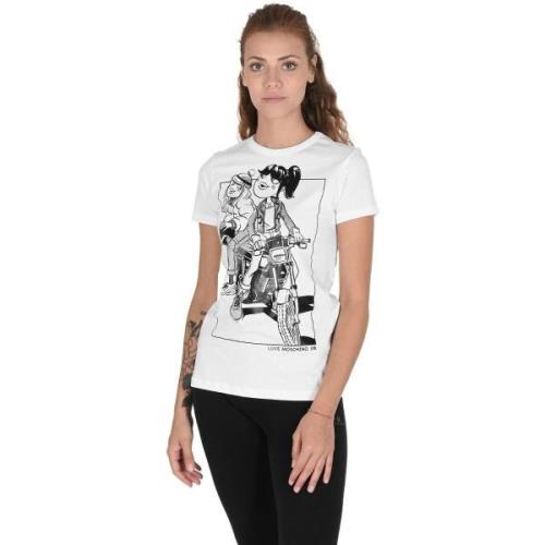 T-shirt Love Moschino T-shirt met grafische print voor dames