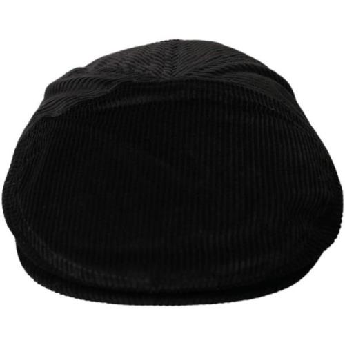 Hoed D&amp;G Corduroy Cap Zwart