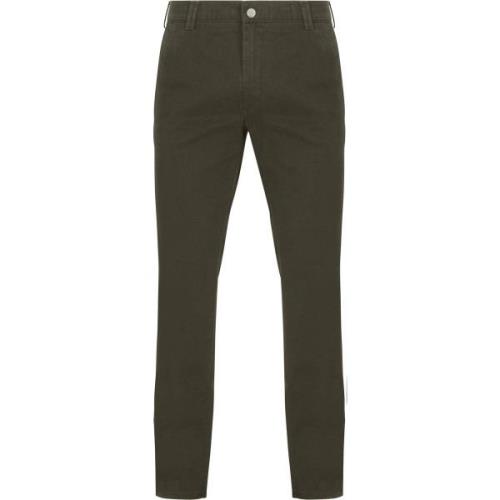 Broek Meyer Chino Bonn Twill Olijfgroen