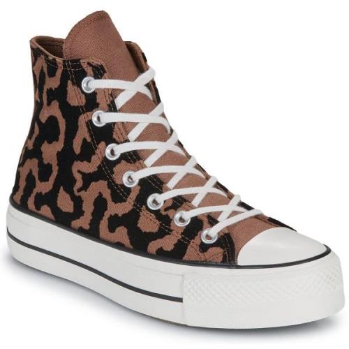 Hoge Sneakers Converse CHUCK TAYLOR ALL STAR LIFT PLATFORM LEOPARD REM...