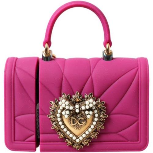 Handtas D&amp;G Sicilie Mini Tas in Fuchsia