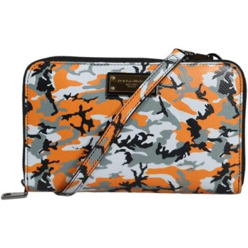 Handtas D&amp;G Camouflage lederen crossbody tas met verstelbare riem