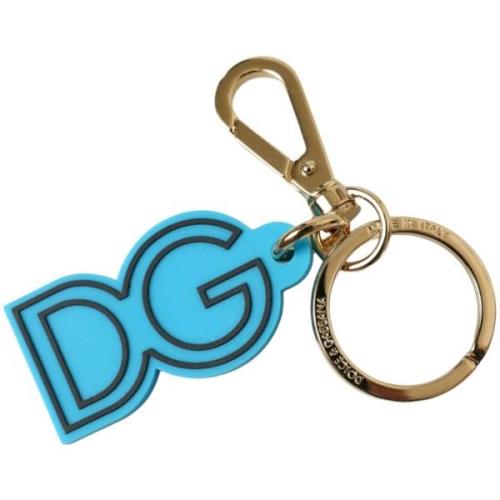 Sleutelhanger D&amp;G Blauwe Rubber DG Sleutelhanger