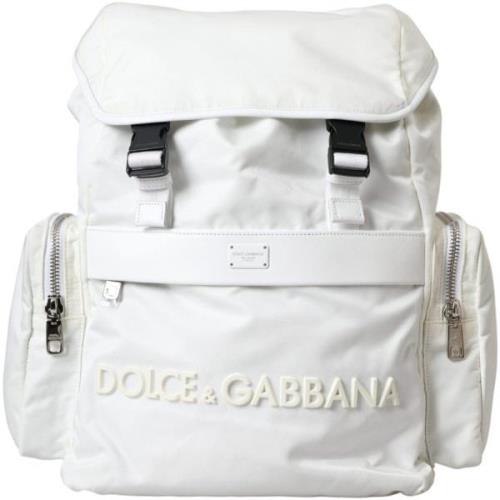 Tas D&amp;G Witte Nylon Rugzak