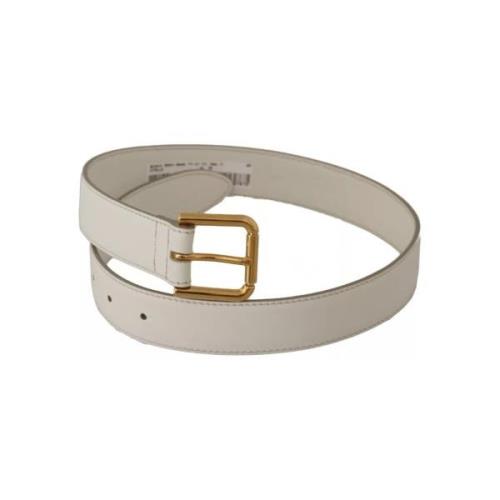 Riem D&amp;G Gegraveerde metalen gesp lederen riem