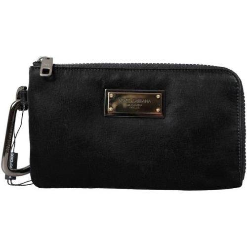 Tas D&amp;G zwarte nylon clutch