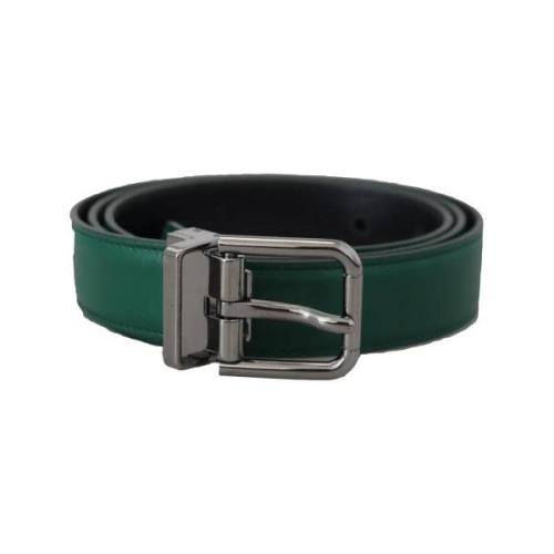 Riem D&amp;G Lederen metalen gesp riem