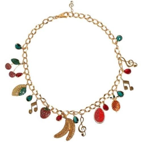 Riem D&amp;G Fruit Music Bedel Ketting Goud