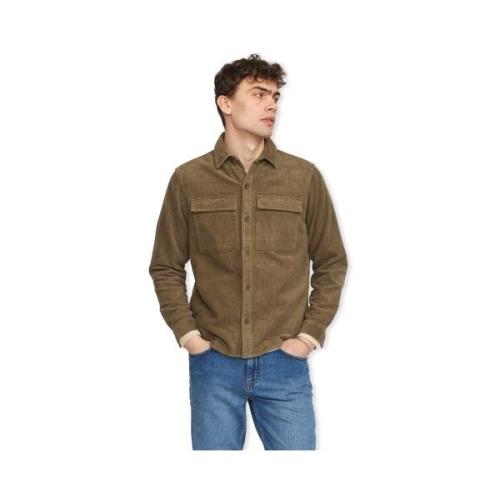 Overhemd Lange Mouw Rvlt Revolution Utility Shirt 3776 - Light Army