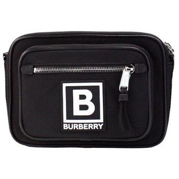 Handtas Burberry B Banner Nylon Crossbody Tas Zwart