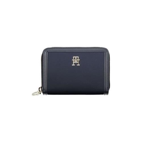 Portemonnee Tommy Hilfiger Navy portemonnee met rits voor dames met lo...