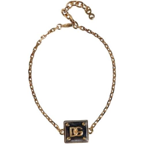 Ketting D&amp;G Goudkleurige DG Logo Armband