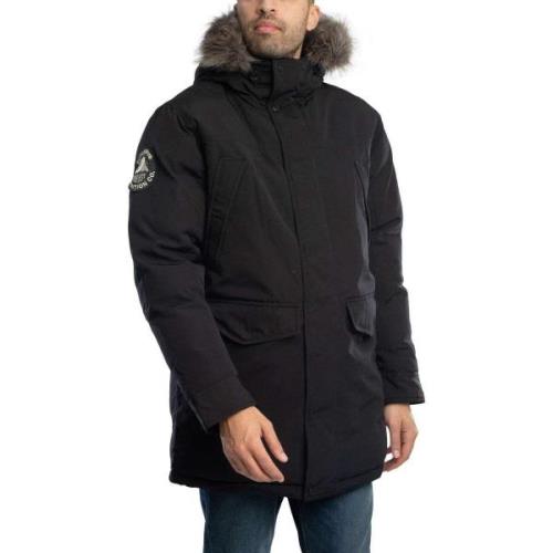 Parka Jas Superdry Everest parkajack van imitatiebont