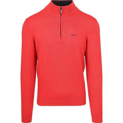 Sweater New Zealand Auckland NZA Half Zip Trui Christopher Melange Roo...