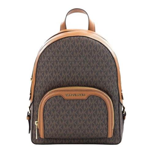 Rugzak MICHAEL Michael Kors Jet Set Travel Logo Rugzak BrownAcorn