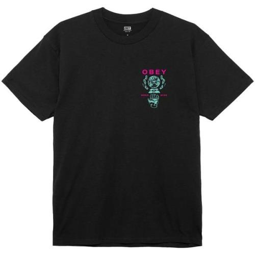 T-shirt Korte Mouw Obey Helping Hand Tee