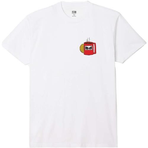 T-shirt Korte Mouw Obey Coffee Cup Tee