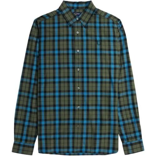 Overhemd Lange Mouw Fred Perry Fp Tartan Twill Shirt