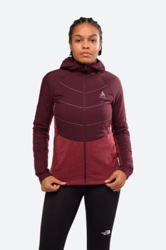 Odlo Run Easy S-Thermic Isolatiejas Dames Bordeaux / Kastanjebruin