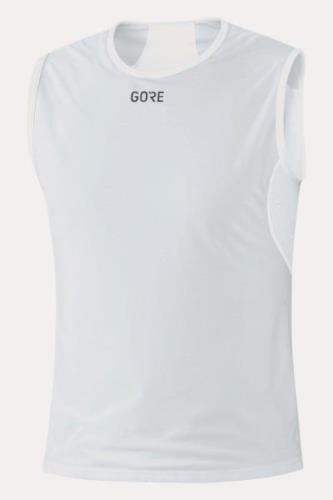 Gore Wear M GWS Base Layer Sleeveless Shirt Lichtgrijs/Wit