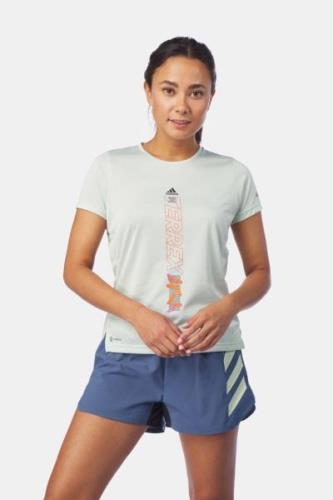 adidas Terrex Agravic T-Shirt Dames Lichtgroen/Zwart