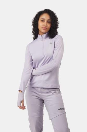 adidas Fast Running Longsleeve Shirt Dames Lila