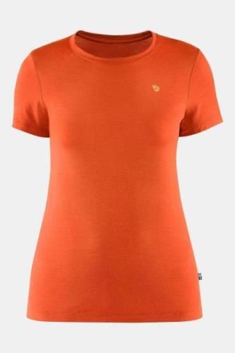 Fjällräven Bergtagen Thinwool T-Shirt Short Sleeve Dames Oranje