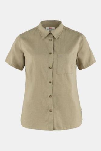 Fjällräven Ovik Travel Shirt SS Dames Zandbruin/Steen