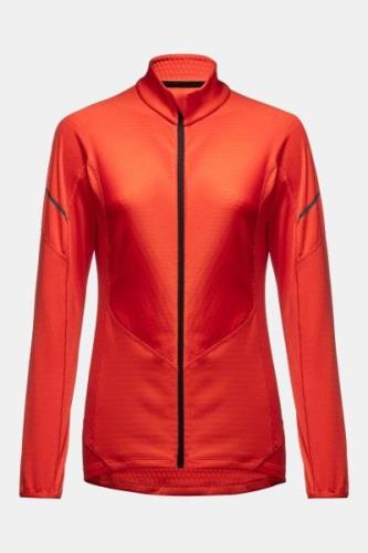 Gore Wear Thermo L/S Zip Shirt Dames Rood