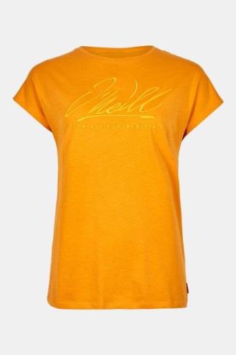 O'Neill O'Neill Signature Tee T-Shirt Ss Geel