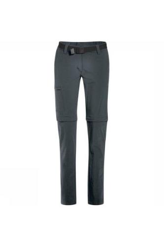 Maier Sports Inara Slim Zip Broek Dames Donkergrijs