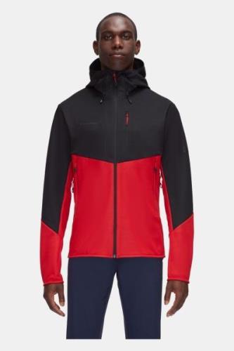 Mammut Ultimate VI So Hooded Winddichte Jas Zwart/Rood