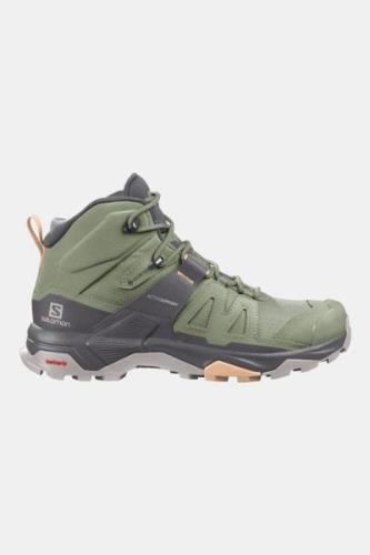 Salomon X Ultra 4 Mid Gore-Tex Wandelschoen Dames Groen/Lichtgeel