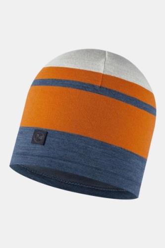 Buff Merino Move Steel Blue Muts Blauw/Oranje