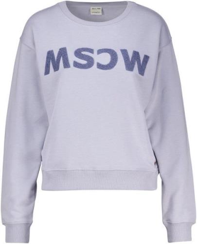 MSCW Sweater Logo Paars dames