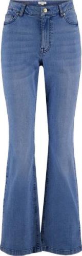 Zusss Jeans Flaired Blauw dames