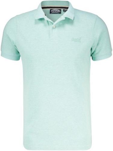 Superdry classic pique polo vj Lime heren