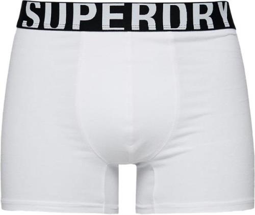 Superdry Boxershorts 2-Pack Zwart Wit heren