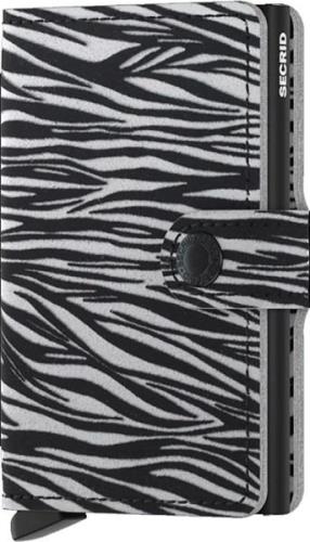 Secrid Mini Portemonee Zebra Grijs dames