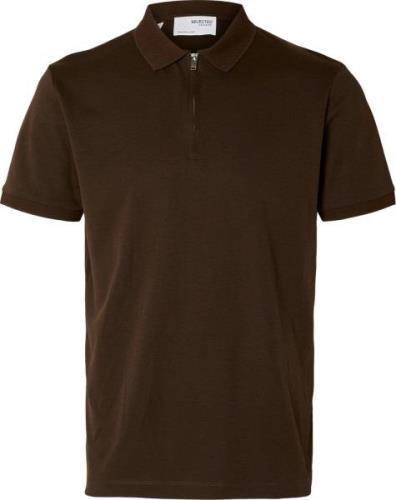 Selected Homme Polo Bruin heren